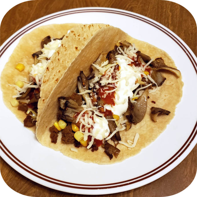 Mushroom Turkey Tacos